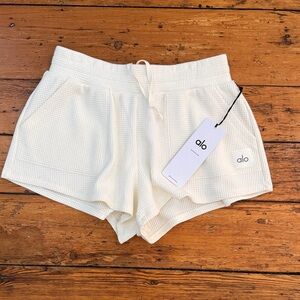 ALO Yoga Women's White Athletic Shorts
